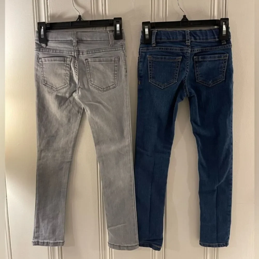 2 Pair The Children’s Place Girls‎ Skinny Jeans Adjustable Waist Size 6Slim